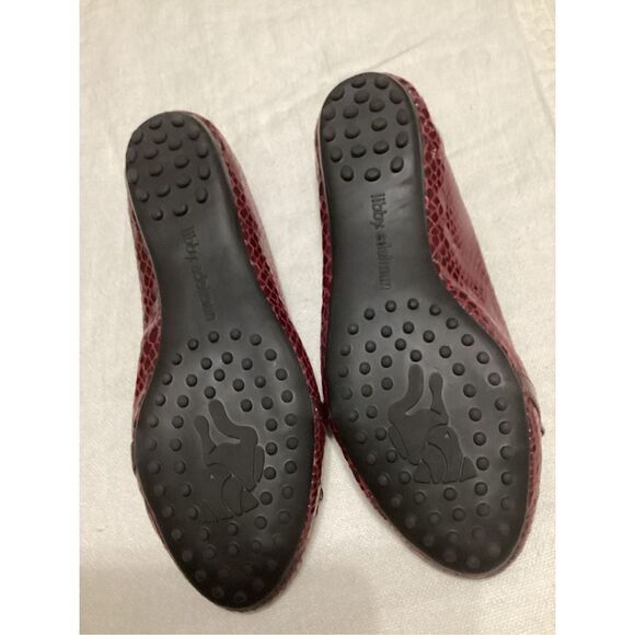 Libby Edelman Amelie Wine Ballet Flats 7 M - Picture 5 of 6
